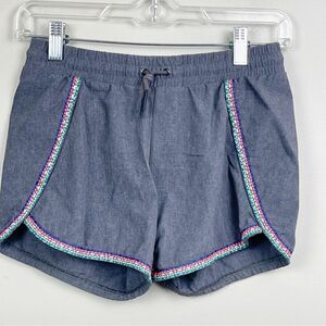 Athleta Girl gray nylon shorts 12